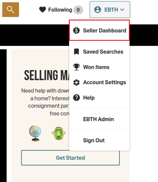 How do I navigate my Seller Dashboard?